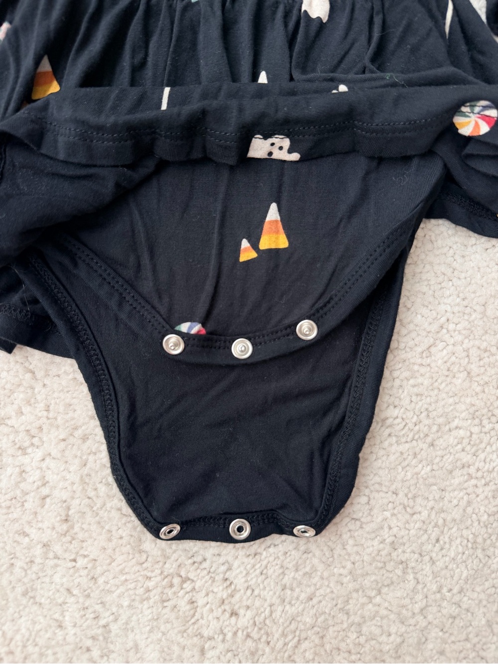 Kyte BABY Twirl Bodysuit with Candy Print - Picture 8 of 13